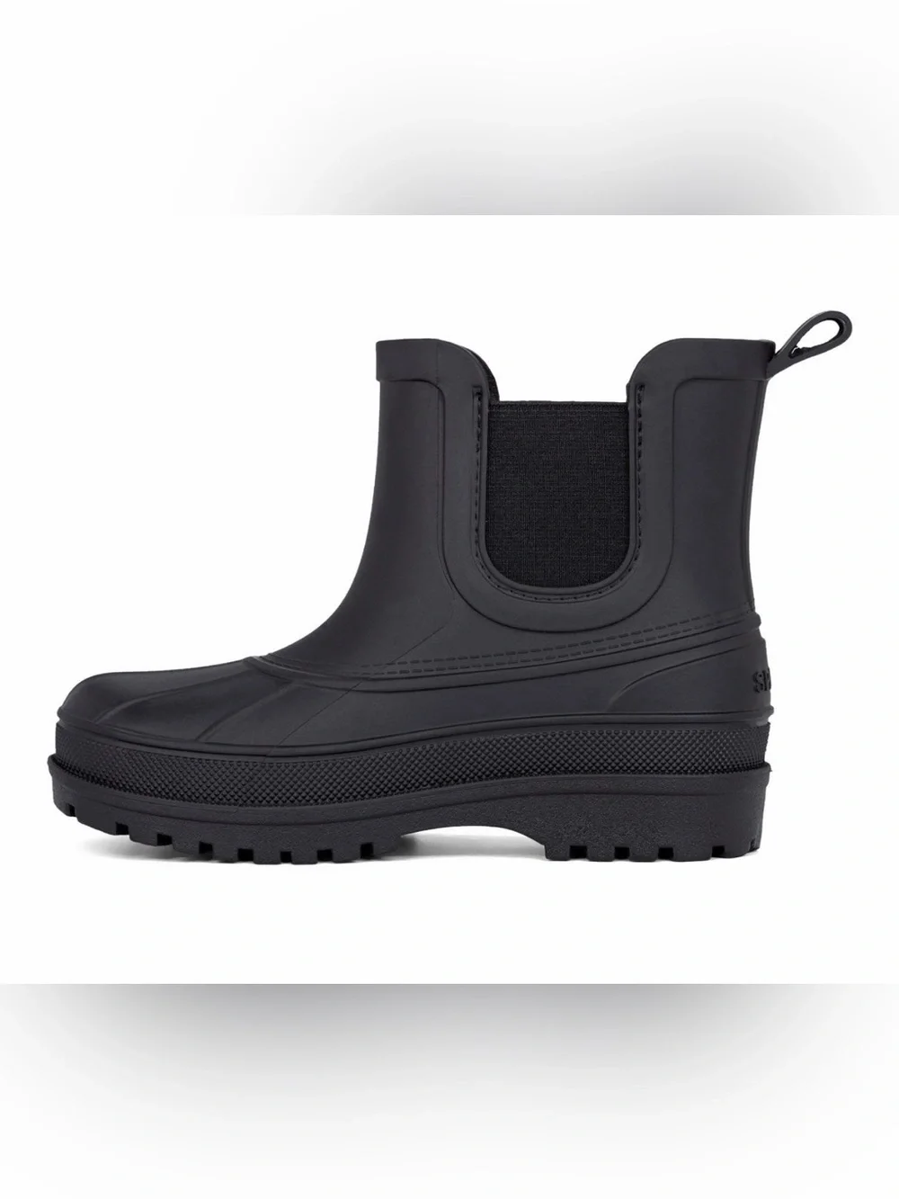 New Sperry Kids Black Chelsea Rain Boots - Size 12